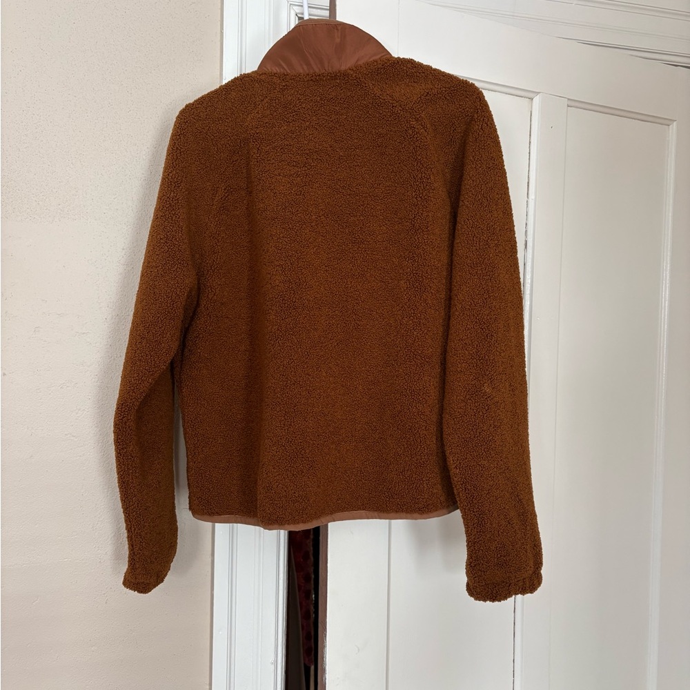 Warm Brown Teddy Jacket - Picture 2 of 8